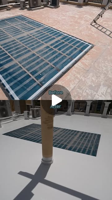 RainSafe seven-layer polyurethane waterproofing installed on a villa roof at District 9, Jumeirah Park, Dubai